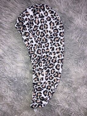 Leopard Print Hair Towel Wrap